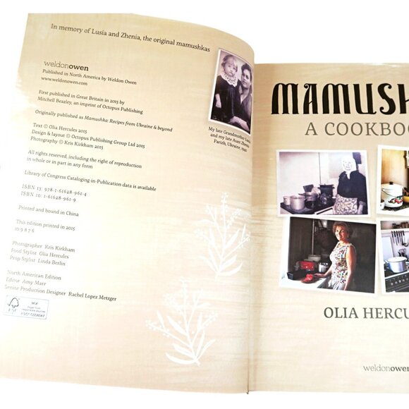Mamushka Recipes from Ukraine & Eastern Europe Olia Hardback Cookbook - Picture 7 of 7